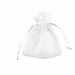 Confezione da 20 sacchetti in organza colorato, con cordoncino tono su tono.
