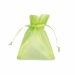 Confezione da 20 sacchetti in organza colorato, con cordoncino tono su tono.