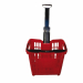 Cesto trolley  a 2 ruote, struttura in polipropilene, con manico autobloccante, Capacità 30 LT. Semplicisimo da impilare, non necessita della pedana portacarrelli. 100% Reciclabile. Dimensioni: 49,5x36,5x46 cm