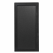 Lavagna di qualità con cornice in legno laccato nero L2cm H1cm. Fondo lavagna nera in resina melaminica da 4mm. Adatta per uso interno.Superficie di scrittura doppia, non porosa, antigraffio, antiuro e resistente ai raggio UV.  Fornita con kit di montaggi