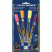 Marcatori dai colori brillanti resistenti allo sbiadimento e alle sbavature. Si eliminano dalle superfici semplicemente con un panno umido. Ideali su superfici come vetro, plastica e metallo. Punta fine da 1 a 2mm.  In blister nell'assortimento tropical: 