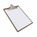 Porta menù in legno pressato con robusta clip in acciaio inox. Dimensioni: 34,5x23x4,6cm