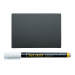 Set formato da 20 targhette nere scrivibili e cancellabili. Ideali come segnaprezzo o messaggi flash in bar, alimentari  ecc. Fornito con 1 pennarello a gesso liquido bianco, 4 supporti a spina (cod. 77154) e 2 supporti trasparenti (cod. 77153).