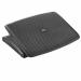 Poggiapiedi ergonomico con inclinazione regolabile 0-18° realizzato in HIPS (High Impact PolyStyrene). Il piano poggiapiedi rigato garantisce uno stabile appoggio dei piedi. Dimensioni 47x35,5x9,5cm.