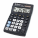 Calcolatrice ergonomica con tasti comfort. 
Display: extra-large a 12 cifre. 
Doppia alimentazione: batteria e solare. 
Funzione brevettata Check&Correct (memorizza le ultime 120 battute con possibilità di controllo ed eventuale correzione): si. 
Tasti Me