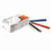 Dorsi plastici a 21 anelli 

Sezione ovale
Diametro: 38mm 
Capacità: 320fg da 80gr
Colore: nero