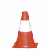 Cono in polipropilene bicolore bianco/rosso L23 x H30cm - 375g.