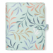 Organiser della nuova collezione Botanical di design accativante ed interni fantasia, ispirato ai colori della natura. Copertina liscia a motivi Botanical, chiusura con cinturino. Dotato di anello portapenna e tasche interne. Contiene agenda settimanale s