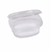 Contenitori ovali in PET con coperchio incernierato. Ideali per cibi freddi, con conservazione in frigo e freezer.
Modello:  G1-500
Dimensioni superiori esterne: 14 x 11,9cm
Dimensioni superiori interne: 12,1x 9,6 cm
Fondo: 10,9 x 8,5cm
Altezza: 5cm

Capa
