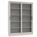 Armadio Ante Scorrevoli Vetrate fornito smontato. Dimensioni (LxPxH ): 1500x450x2000mm. Dimensioni vano (LxPxH): (724x2)x380x1900mm. Base su zoccolo in acciaio, h.80 mm. Corpo formato da pannellature a incastro spessore 8/10,e viti di fissaggio, fondo,cap
