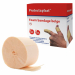 Protectaplast bendaggio coesivo color pelle Dimensioni: 6x450cm. Caratteristiche: Marcatura CE. Non si attacca alle ferite. Si fissa a sè stesso senza necessità di adesivi. Morbido ed elastico, facile da usare. Lascia respirare la pelle per una migliore g