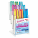 Display da banco con 36 righelli segnariga, lettura facilitata speciali DSA, assortimento in 3 altezze 5,7 e 10mm. Colori assortiti.