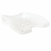 Vaschette impilabili in linea o a sbalzo. Adatte a contenere fino al formato 23x32cm. Dimensioni: 33,5x25,4x7cm.