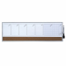 Inserito in un'elegante cornice in alluminio, l'organizer settimanale magnetico quartet combina una superficie magnetica cancellabile a secco organizzata in sezioni ben definite per ogni giorno della settimana con un pratico pannello in sughero lungo la b