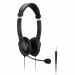Suono stereo ad alta fedeltà tramite driver da 40 mm. Archetto imbottito regolabile con cuscinetti auricolari in schiuma rivestiti con similpelle morbida per lunghe ore di utilizzo in tutta comodità.
Microfono con braccio flessibile con rotazione fino
a 2