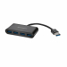 Hub 4 porte USB 3.0 (velocità di trasferimento fino a 5Gb/sec.)  UH4000 - nero - Kensington. Compatibile con sistemi Windows 8.1/8/7/Vista/XP; Mac OS X 10.6 o versioni successive.
