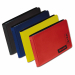 Portacard a 12 scomparti con disposizione a libro in pvc gommato colorato e anima semirigida, interni in pvc antistatico, stampa a caldo.