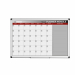 Planner con superficie magnetica laccata scrivibile e cancellabile con marcatori a secco. Forniti con marcatore, magneti, vaschetta portapennarelli e kit di montaggio a parete. Il PLANNER MENSILE è uno strumento di pianificazione versatile che permette di
