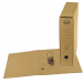 Registratori Eco con custodia (spessore 1,5 mm). Risguardo in carta riciclata tono su tono. Cartella e custodia rivestite con cartone riciclato tono su tono. Meccanismo interno a leva e pressino in metallo. Occhiello sul dorso per l'estrazione. Formato pr