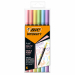 Pennarelli 2 in 1 in colori brillanti, uniscono un pennello flessibile ed una punta fine in un'unico pennarello.
Il pennello flessibile può creare tratti sottili, medi o larghi con un tratto medio di 0,9 mm, mentre la punta sottile dei pennarelli è di 0,7