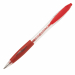 Fusto trasparente con inchiostro visibile. Impugnatura in gomma. Clip in plastica. Certificazione ecologica NF. Punta 1,0mm.
Colore: rosso. Confezione 12 pezzi.