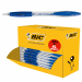 Fusto trasparente con inchiostro visibile. Impugnatura in gomma. Clip in plastica. Certificazione ecologica NF. Punta 1,0mm.
Colore: blu. Value pack 30+6.