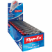 Correttore a nastro con involucro trasparente. 
Formato 5mm x 6mt.