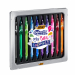 Assortimento di 10 penne gel Gelocity quick Dry ad asciugatura rapida con punta da 0.7mm, assortite in astuccio in metallo