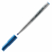 Pennarello per lavagne cancellabili. Inchiostro a base di chetone. Si cancella perfettamente senza lasciare segni. Cappuccio del colore dell’inchiostro con blocco di sicurezza. Fusto in plastica. Punta 1,4mm. Colore: blu.
