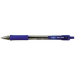 Penna a sfera con pulsante a scatto. Tratto fine. Impugnatura ergonomica in gomma antiscivolo e antifatica. Sfera in carburo di tungsteno per una scrittura scorrevolissima. Colore blu.
