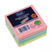 Pratici cubi da 400 foglietti autoadesivi, removibili e riposizionabili. Aderiscono a tutte le superfici e possono essere staccati senza lasciare traccia. Colori pastello (rosa, giallo, verde e azzurro). Formato 75x75 mm.