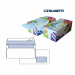Box dispenser 150 buste bianche 110x230mm 90gr c/finestra con strip Blasetti.