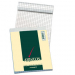 Blocco da 60 fogli, con spirale su lato corto, carta bianca finissima da 60gr/mq, copertina goffrata. Formato 21x29,7cm. Quadretti da 5mm.