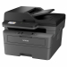 Multifunzione 3 in 1 (Print, Scan, Copy) a 34 ppm. 256 MB. Duplex automatico. Scansione simplex. Display Touchscreen da 6,8 cm. Fast Ethernet e WiFi. 250 pagine cassetto std /  Slot alimentazione manuale a foglio singolo. ADF da 50 pagine. 1,2k Inbox. Ton
