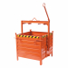 Contenitore espressamente studiato per raccogliere e scaricare qualsiasi tipo di scarto di lavorazione in modo facile e sicuro. Contenitore ribaltabile a rotazione. Portata 2000kg. Dimensioni: 1000x1000x800+150 piede mm (LXPXH)