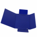 Cartellina a 3 lembi In robusto presspan bilucido da 700gr. Chiusura ad elastico tubolare. Formato utile: 25x34cm.