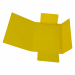 Cartellina a 3 lembi In robusto presspan bilucido da 700gr. Chiusura ad elastico tubolare. Formato utile: 25x34cm.
