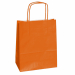 SHOPPERS DI CARTA KRAFT 90GR COLORATA CON MANICO IN CARTA RITORTA