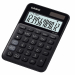 Grande display a 12 cifre. Doppia alimentazione, solare e a batteria (1 x LR1130). Tasti in plastica. Key Rollover. Funzioni: calcolo percentuale, calcolo tempo, conversione valute (3 Memorie), calcolo delle imposte, 3 tasti di memoria, 3 cifre dopo la vi