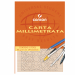 Carta trasparente opaca millimetrata Canson da disegno. Si presta in particolare agli usi tecnici e manuali, a matita ed ad inchiostro. In formato A3 da 80gr/m, quadrettatura colore arancio.