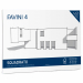 Album disegno favini 4 f.to 33x48cm 110 gr, 10 ff, a 4 angoli