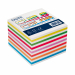 Cubi di foglietti di carta 95x95mm per appunti veloci. 750 fogli da 90gr. Colore: mix colori forti.