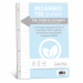 Ricambi con rinforzo ecologico. Il rinforzo, più sottile e più resistente, è realizzato in bioplastica di origine 100% vegetale totalmente compostabile e biodegradabile. Carta da 100gr, formato A4.