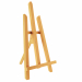Cavalletto mini lyra in legno di faggio verniciato. Cm.19x36. Altezza utile della tela cm. 32.