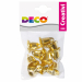 Campanelli in metallo color oro, busta da 10 pz - dim. 22mm