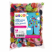 Confezione assortita di 650 bottoni in plastica colori assortiti.