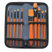 Set 10 pennelli assortiti, per acrilico. Astuccio zip perfetto per i viaggi, aiuta a conservare meglio i pennelli.