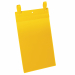 Tasche per identificazione con fascette di aggancio. Applicazione facile e sicura su grigliati metallici e contenitori per stoccaggio e trasporto. Robuste e resistenti all'usura e agli strappi, sono realizzate con retro in plastica colore blu e copertina 