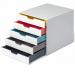 L'organizzazione dei documenti non è mai stata così facile grazie alle cassettiere dal design moderno VARICOLOR®. I cassetti dai colori brillanti aiutano la catalogazione dei documenti e rendono l'aspetto della scrivania più accattivante grazie ai profili