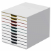 L'organizzazione dei documenti non è mai stata così facile grazie alle cassettiere dal design moderno VARICOLOR®. I cassetti dai colori brillanti aiutano la catalogazione dei documenti e rendono l'aspetto della scrivania più accattivante grazie ai profili